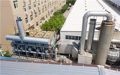 浙江某皮革廠尾氣處理裝置